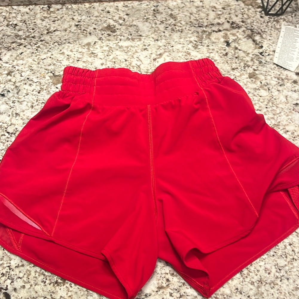 lululemon shorts “ hotty hots”